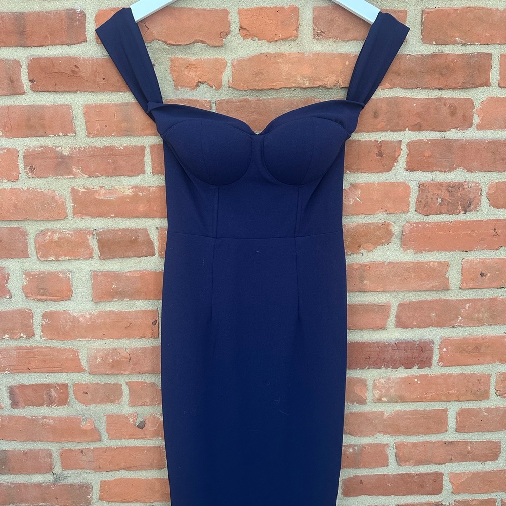 Alamour The Label Navy Off the Shoulder Dress XS